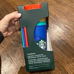 Starbucks Color Changing Reusable Cold Cups